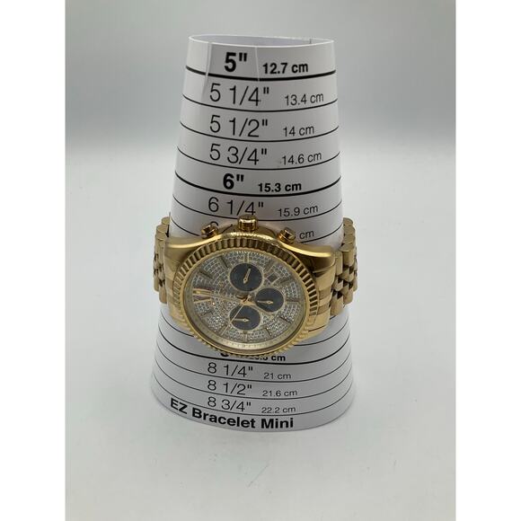 Michael Kors Gold Pave Lexington Watch, about 44mm - Picture 5 of 8
